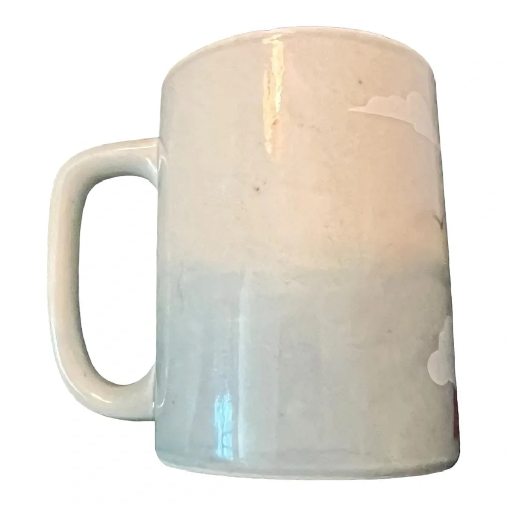 Vintage Rainbow Hot Air Balloon‎ Coffee Mug
